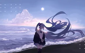 精美动漫美女桌面壁纸_3