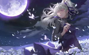 精美动漫美女桌面壁纸_4