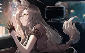 精美动漫美女桌面壁纸_6