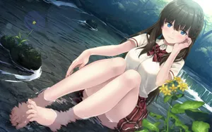 二次元性感美腿动漫美女壁纸