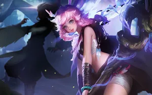二次元性感美腿动漫美女壁纸_2