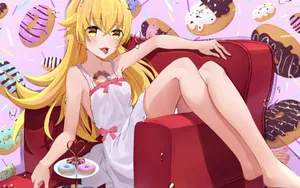 二次元性感美腿动漫美女壁纸_3