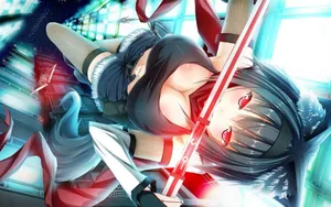 二次元性感美腿动漫美女壁纸_8