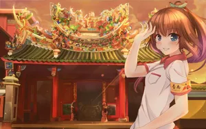 可爱萌系动漫美女壁纸_3
