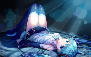 甜美治愈初音未来壁纸_1