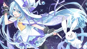 甜美治愈初音未来壁纸_3