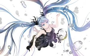甜美治愈初音未来壁纸_8