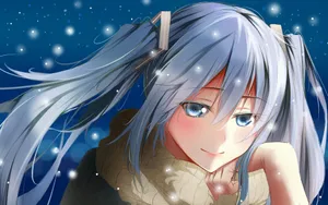 甜美治愈初音未来壁纸_11