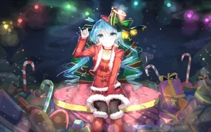 甜美治愈初音未来壁纸_12