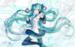 甜美治愈初音未来壁纸_13
