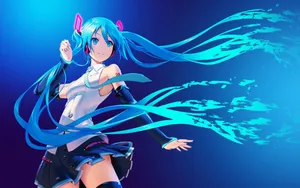 甜美治愈初音未来壁纸_15