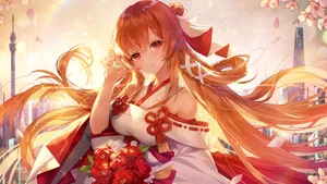 高清唯美动漫美女壁纸_2