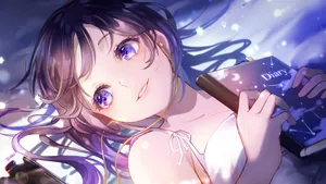 高清唯美动漫美女壁纸_7