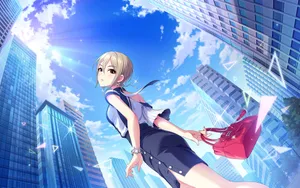 二次元动漫美女桌面壁纸_2