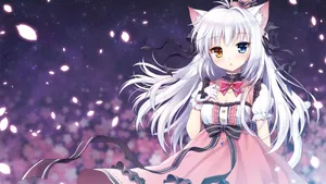 动漫和服少女桌面壁纸_4