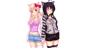 二次元美女性感动漫壁纸_4