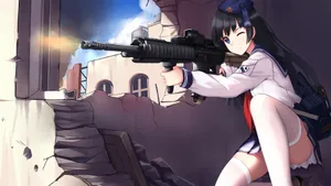 动漫美女性感壁纸_2