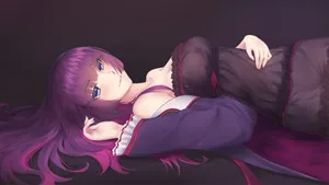动漫美女性感壁纸_4