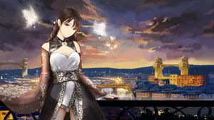 唯美动人二次元美女壁纸_3