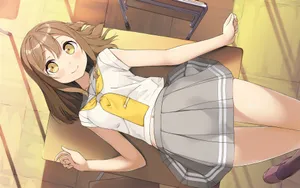 唯美迷人动漫美女壁纸_10
