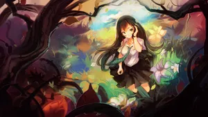 动漫美少女桌面壁纸_2