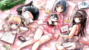 动漫美少女桌面壁纸_8