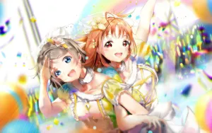 动漫姐妹花桌面壁纸_2