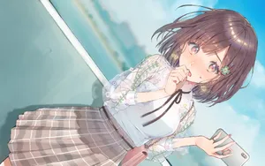 可爱动漫美少女图片_7