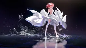 唯美诱人的动漫美女壁纸_7