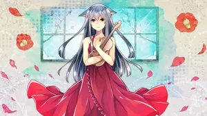 唯美诱人的动漫美女壁纸_9