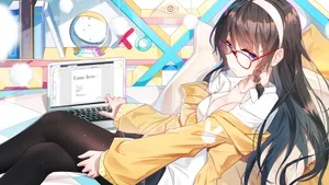 甜美动漫女生壁纸_6