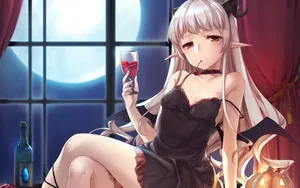 二次元甜美性感美女动漫壁纸_6