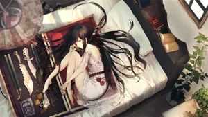 唯美动漫美少女桌面壁纸_6