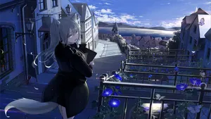 唯美动漫美少女桌面壁纸_10