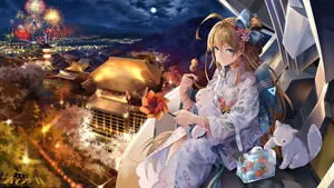 唯美动漫少女高清图片