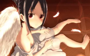 长着翅膀的动漫女孩图片_4
