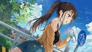 唯美性感动漫美少女壁纸_5