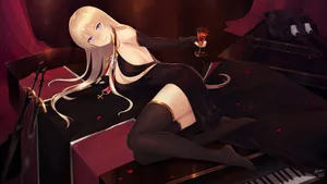 唯美性感动漫美少女壁纸_9
