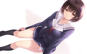 可爱动漫女生图片_7
