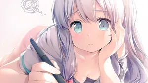 动漫女生头像图片_7