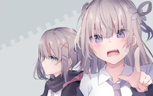 可爱动漫少女壁纸_2
