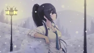 唯美动漫美女桌面壁纸_3