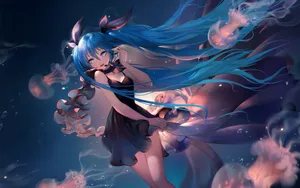 甜美初音未来壁纸大全