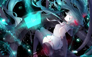 甜美初音未来壁纸大全_3