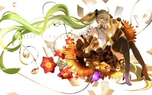 甜美初音未来壁纸大全_4