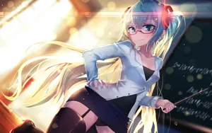 甜美初音未来壁纸大全_7