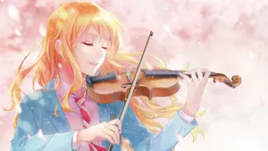甜美二次元美女桌面壁纸_7