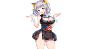 甜美二次元美女桌面壁纸_9
