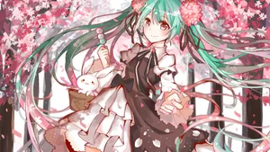 可爱的初音未来少女壁纸_5