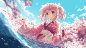 甜美动漫少女图片大全_3